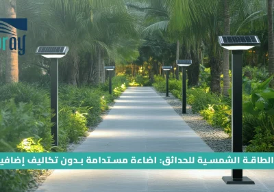 لمبات الطاقة الشمسية للحدائق : اضاءة مستدامة